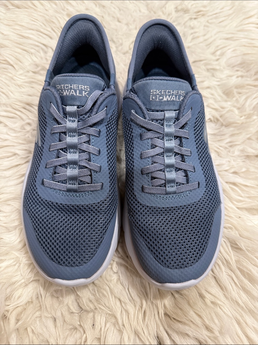 Skechers Hands Free Slip-Ins Go Walk Flex Grand Entry Sneaker In Blue Size 7 - Picture 7 of 8